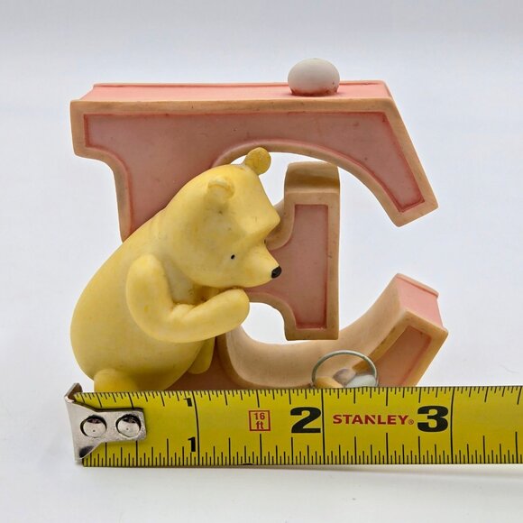 Vintage Classic Winnie The Pooh Letter “E” By Michel & Co Disney Nursery Alphabe - Picture 3 of 9